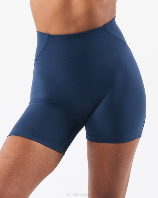 aura corta 5" mujer Alphalete 08R8301 ropa azul tinta