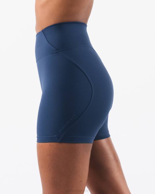 aura corta 5" mujer Alphalete 08R8301 ropa azul tinta
