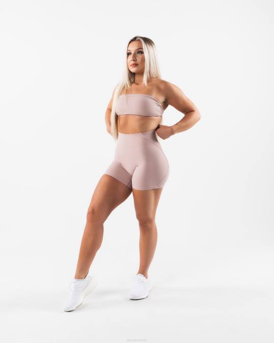 aura corta 5" mujer Alphalete 08R8307 ropa marrón porcelana