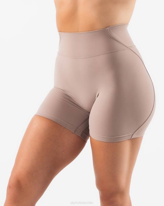 aura corta 5" mujer Alphalete 08R8308 ropa marrón arena