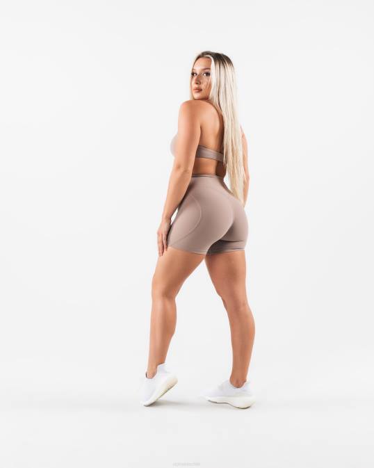 aura corta 5" mujer Alphalete 08R8308 ropa marrón arena
