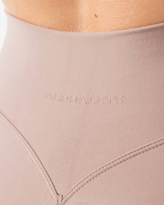aura corta 5" mujer Alphalete 08R8308 ropa marrón arena