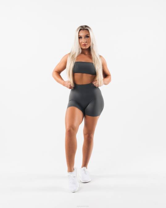aura corta 5" mujer Alphalete 08R8309 ropa gris peltre