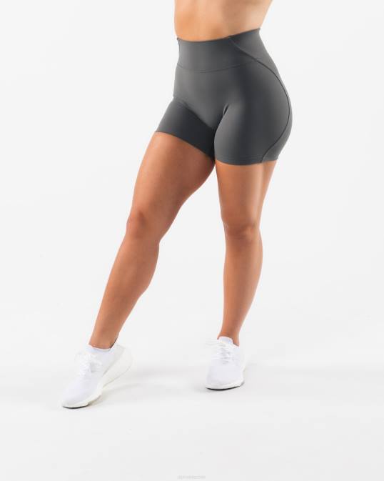 aura corta 5" mujer Alphalete 08R8309 ropa gris peltre