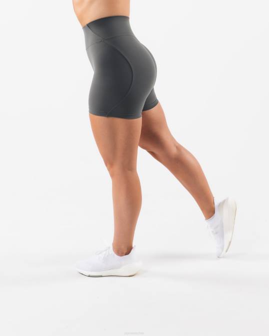 aura corta 5" mujer Alphalete 08R8309 ropa gris peltre