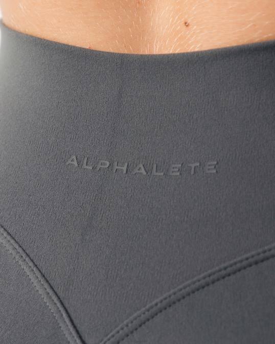 aura corta 5" mujer Alphalete 08R8309 ropa gris peltre