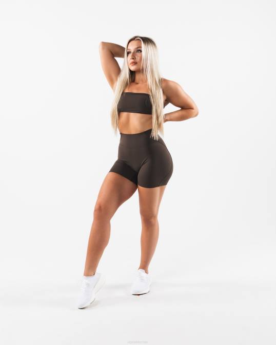 aura corta 5" mujer Alphalete 08R8310 ropa marrón cachemira