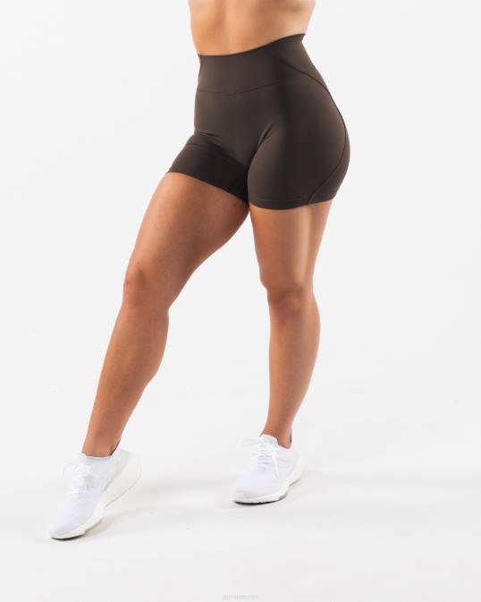 aura corta 5" mujer Alphalete 08R8310 ropa marrón cachemira