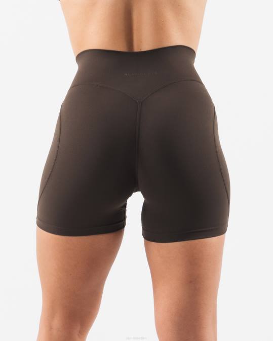 aura corta 5" mujer Alphalete 08R8310 ropa marrón cachemira