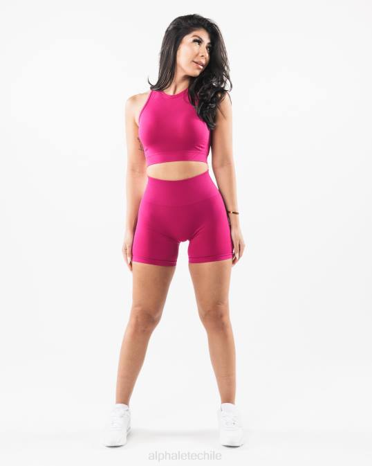 tanque de cultivo de estratos mujer Alphalete 08R8166 ropa rosa magenta