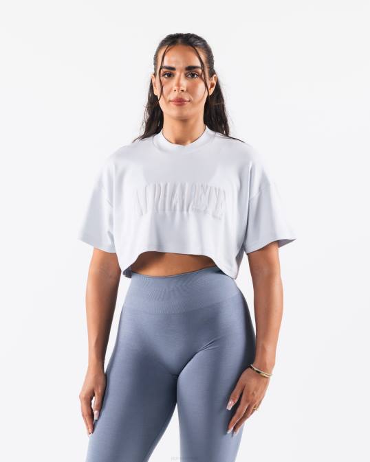 camiseta corta de la república mujer Alphalete 08R8194 ropa azul halógeno