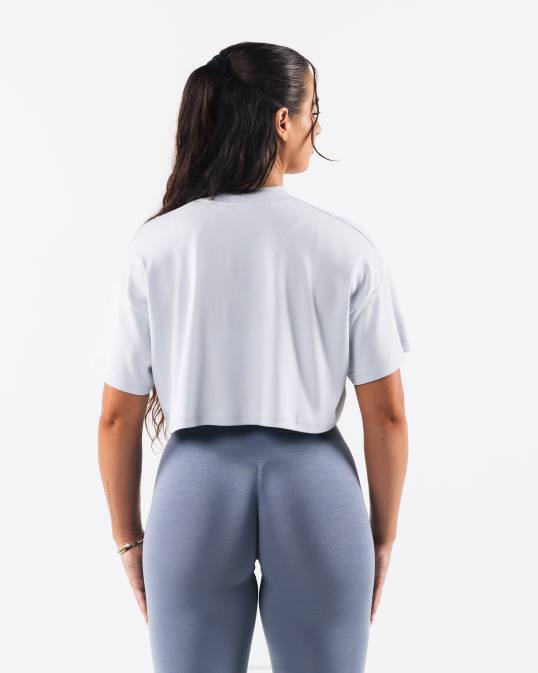 camiseta corta de la república mujer Alphalete 08R8194 ropa azul halógeno