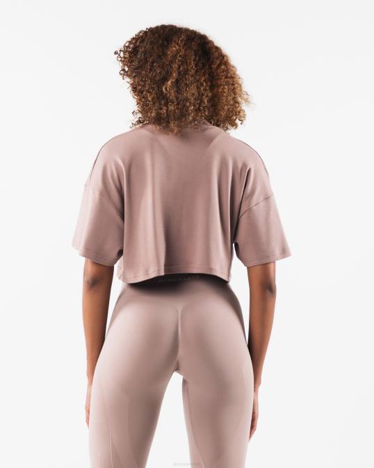 camiseta corta de la república mujer Alphalete 08R8199 ropa asta marrón