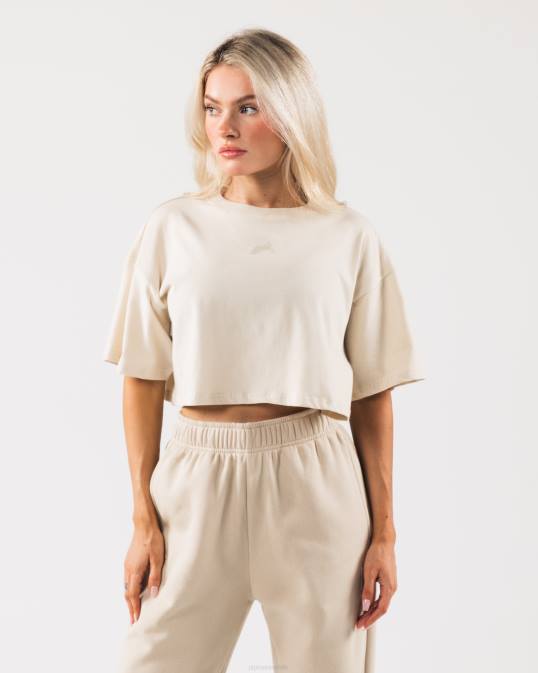 cultivo de origen mujer Alphalete 08R8187 ropa marrón sal marina