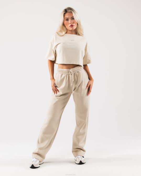 cultivo de origen mujer Alphalete 08R8187 ropa marrón sal marina