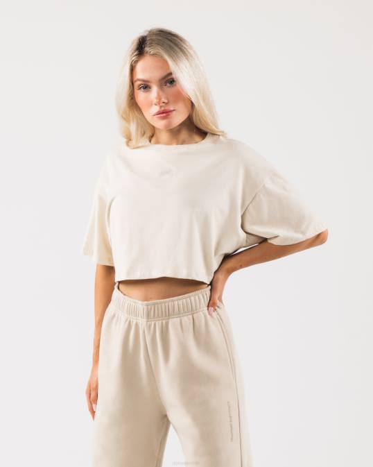 cultivo de origen mujer Alphalete 08R8187 ropa marrón sal marina