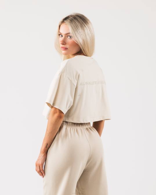 cultivo de origen mujer Alphalete 08R8187 ropa marrón sal marina