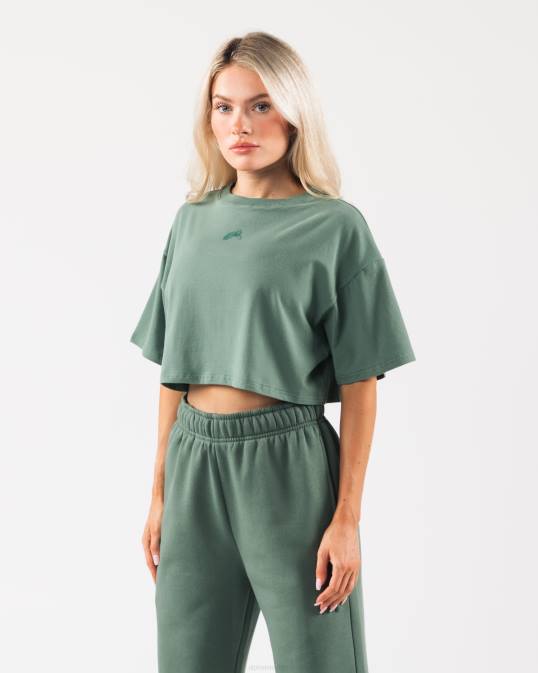 cultivo de origen mujer Alphalete 08R8190 ropa verde salvia