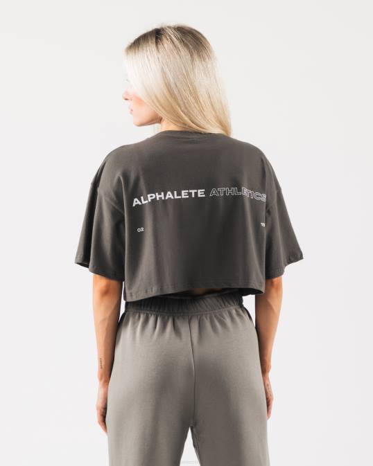 cultivo de origen mujer Alphalete 08R8191 ropa marrón peltre