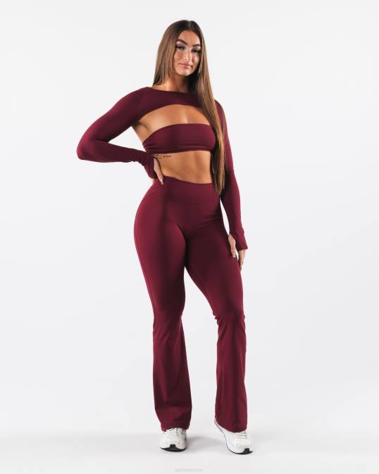 aura encogiéndose de hombros mujer Alphalete 08R8240 ropa grulla roja