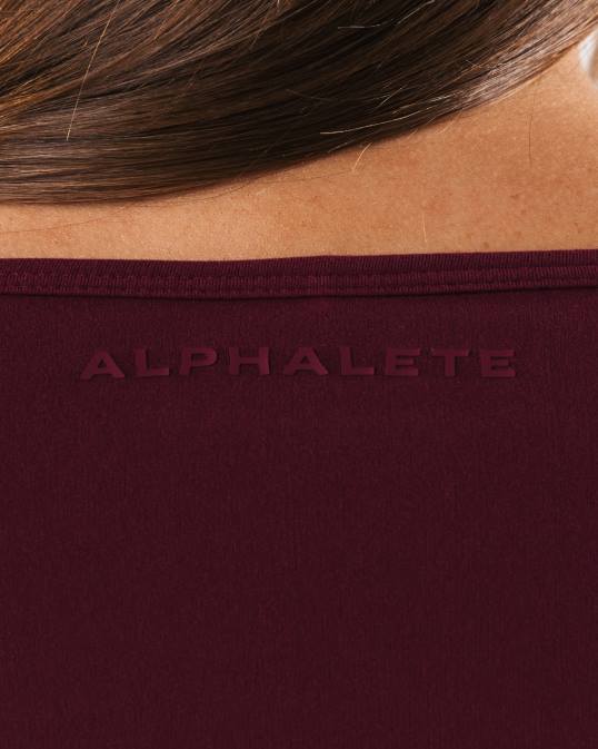 aura encogiéndose de hombros mujer Alphalete 08R8240 ropa grulla roja