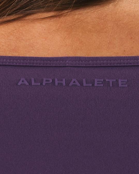aura encogiéndose de hombros mujer Alphalete 08R8242 ropa aster morado