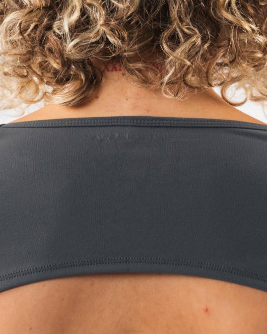 aura encogiéndose de hombros mujer Alphalete 08R8245 ropa gris peltre