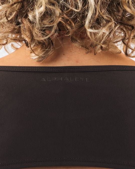 aura encogiéndose de hombros mujer Alphalete 08R8246 ropa marrón cachemira