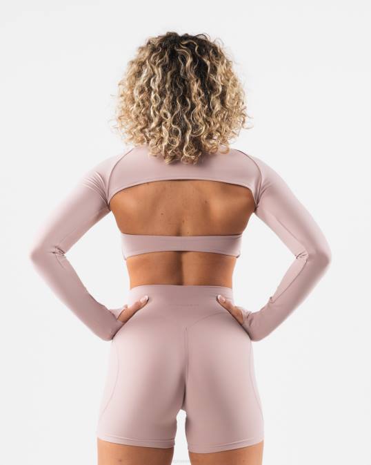 aura encogiéndose de hombros mujer Alphalete 08R8247 ropa marrón porcelana