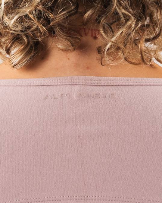 aura encogiéndose de hombros mujer Alphalete 08R8247 ropa marrón porcelana