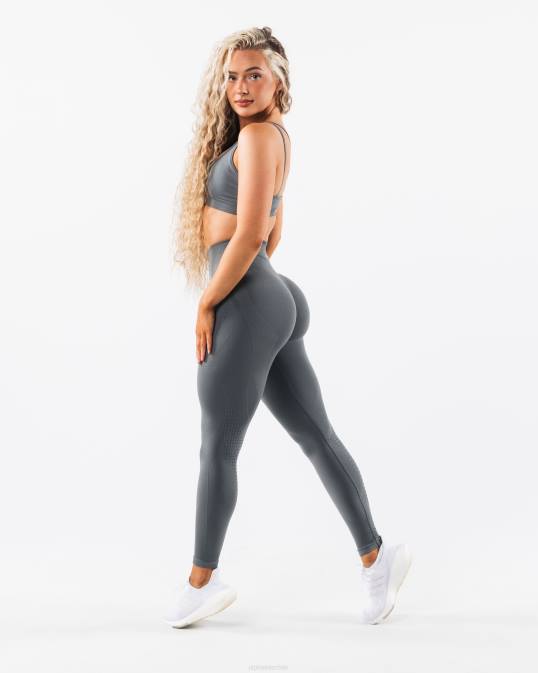 amplificar el contorno legging mujer Alphalete 08R8370 ropa rascacielos gris