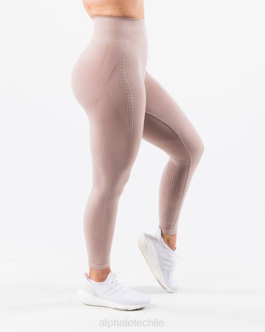 amplificar el contorno legging mujer Alphalete 08R8402 ropa marrón porcelana