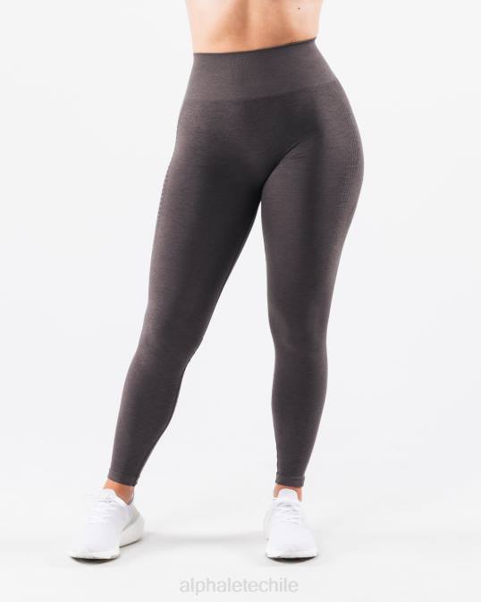 amplificar el contorno legging mujer Alphalete 08R8406 ropa gris peltre