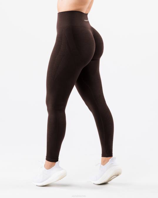 amplificar el contorno legging mujer Alphalete 08R8407 ropa marrón cachemira