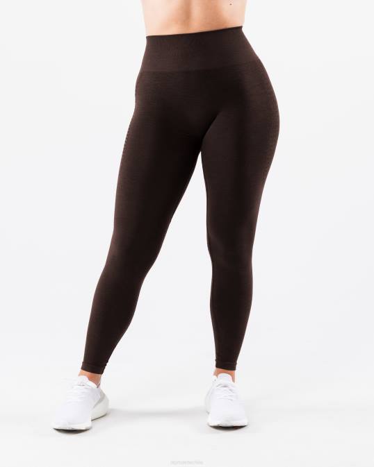 amplificar el contorno legging mujer Alphalete 08R8407 ropa marrón cachemira