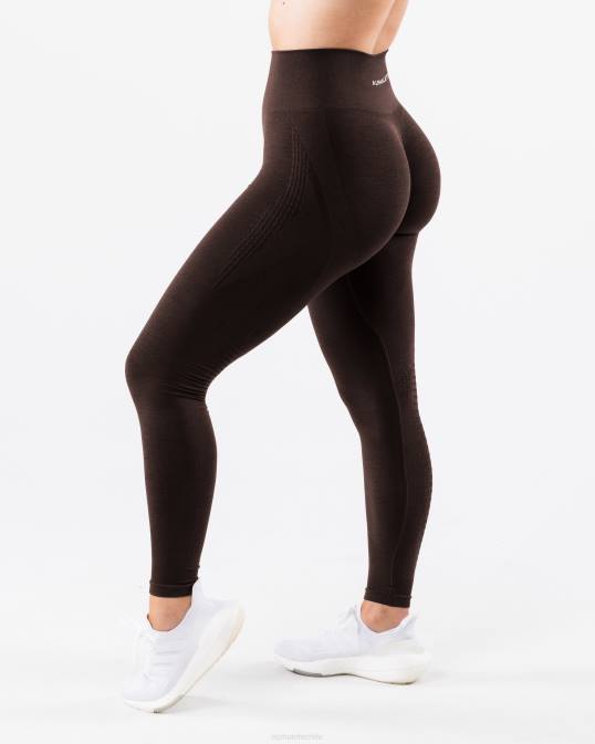 amplificar el contorno legging mujer Alphalete 08R8407 ropa marrón cachemira