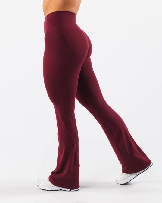 pantalón acampanado aura alto mujer Alphalete 08R8377 ropa grulla roja