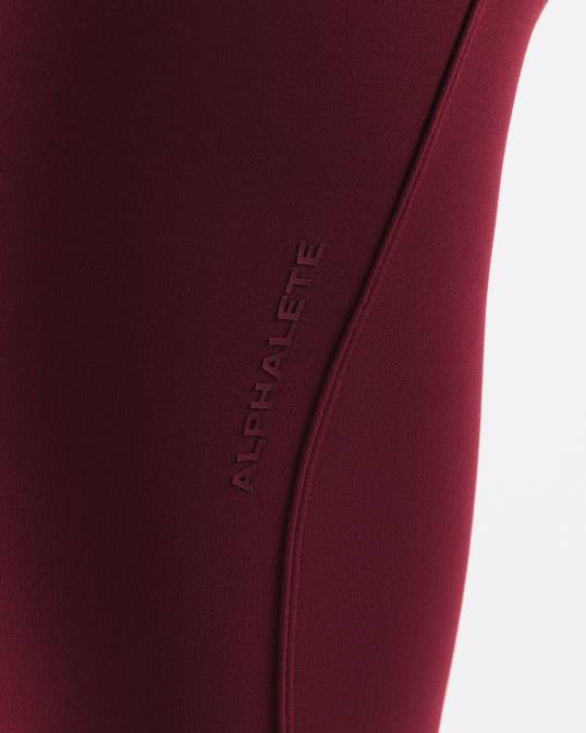 pantalón acampanado aura alto mujer Alphalete 08R8377 ropa grulla roja