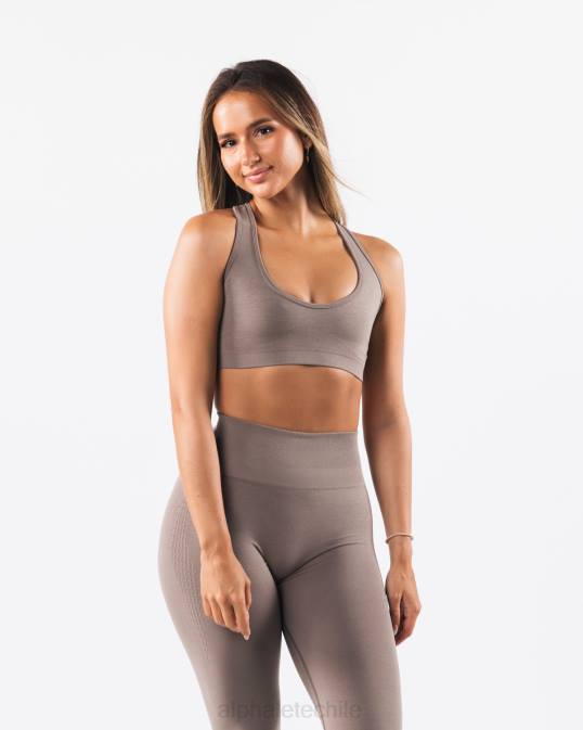 amplificar el contorno del sujetador mujer Alphalete 08R863 ropa marrón moca