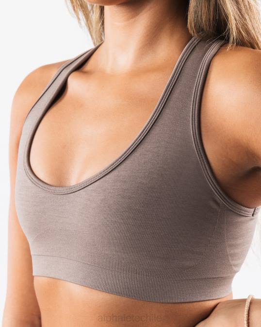 amplificar el contorno del sujetador mujer Alphalete 08R863 ropa marrón moca