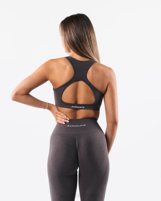 amplificar el contorno del sujetador mujer Alphalete 08R864 ropa gris peltre