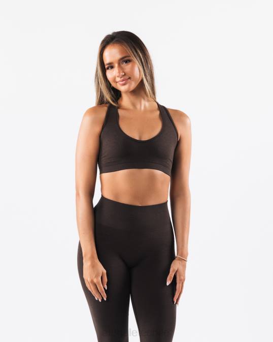 amplificar el contorno del sujetador mujer Alphalete 08R865 ropa marrón cachemira