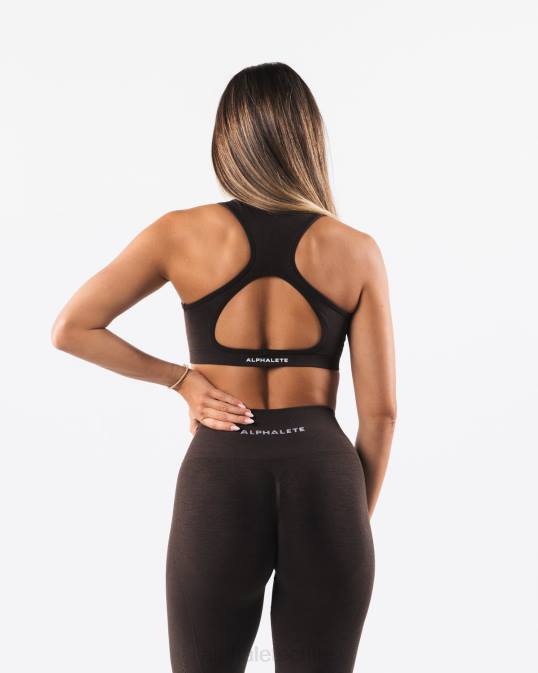 amplificar el contorno del sujetador mujer Alphalete 08R865 ropa marrón cachemira