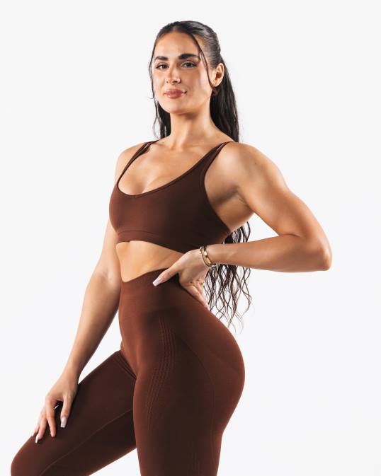 amplificar excel sujetador mujer Alphalete 08R811 ropa marrón manhattan