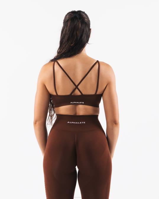 amplificar excel sujetador mujer Alphalete 08R811 ropa marrón manhattan