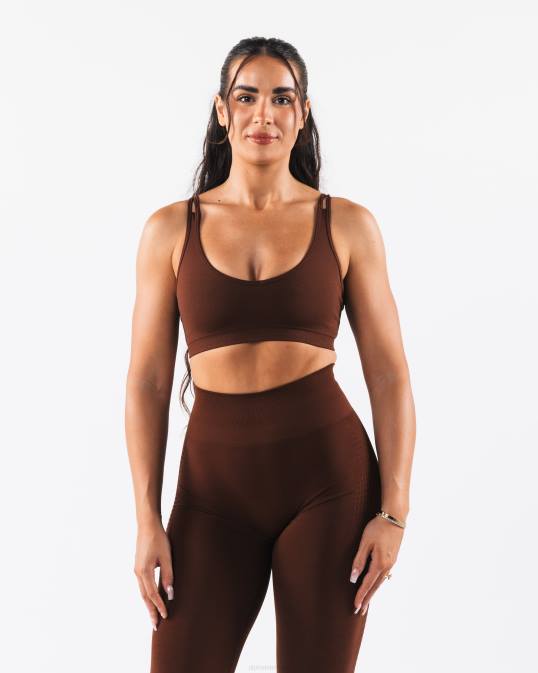 amplificar excel sujetador mujer Alphalete 08R811 ropa marrón manhattan