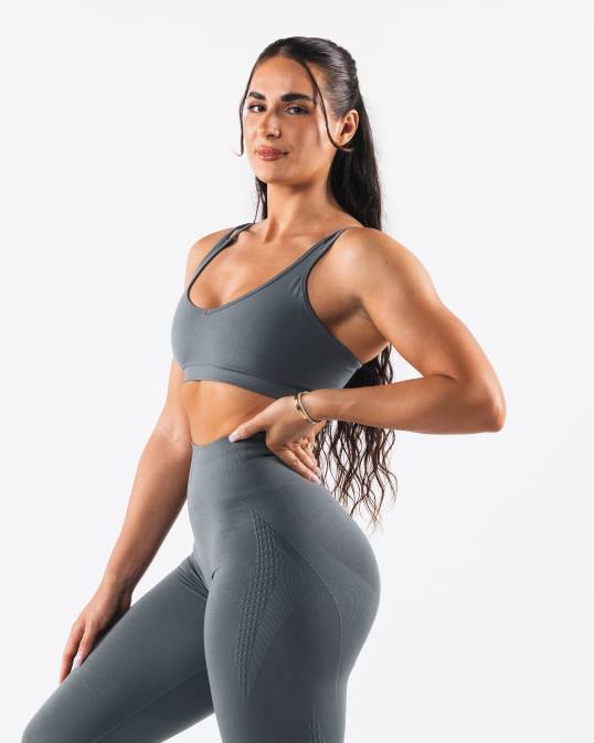 amplificar excel sujetador mujer Alphalete 08R84 ropa rascacielos gris