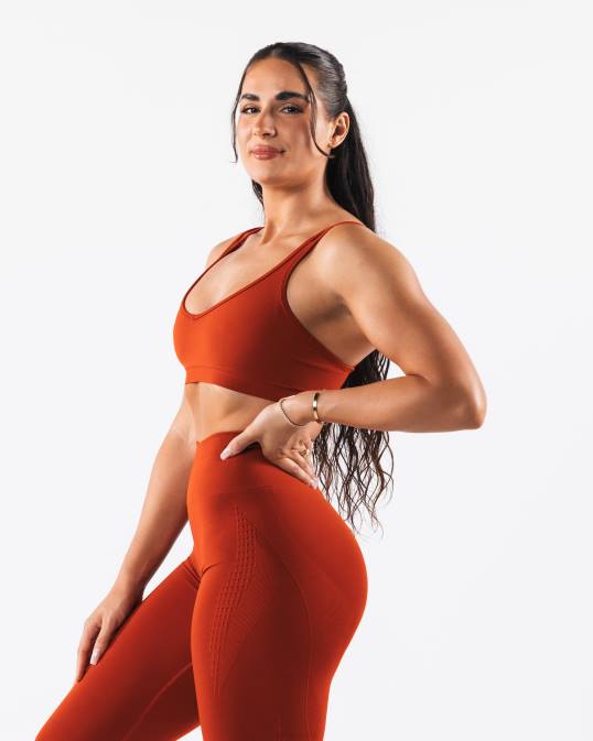 amplificar excel sujetador mujer Alphalete 08R88 ropa Times Square rojo