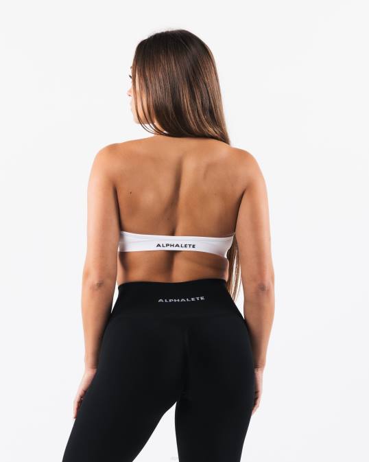 amplificar sujetador halter mujer Alphalete 08R815 ropa blanco