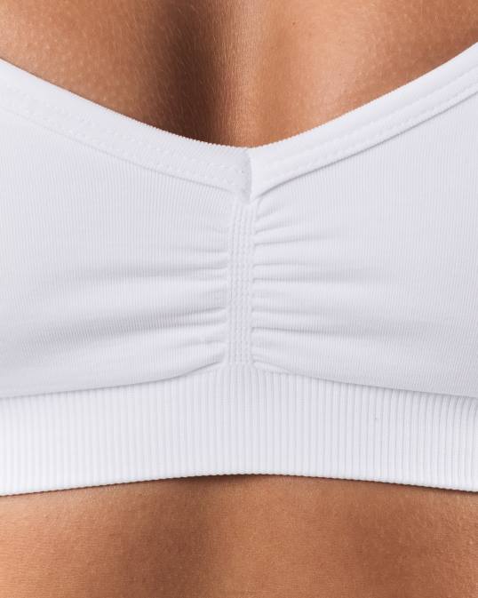 amplificar sujetador halter mujer Alphalete 08R815 ropa blanco